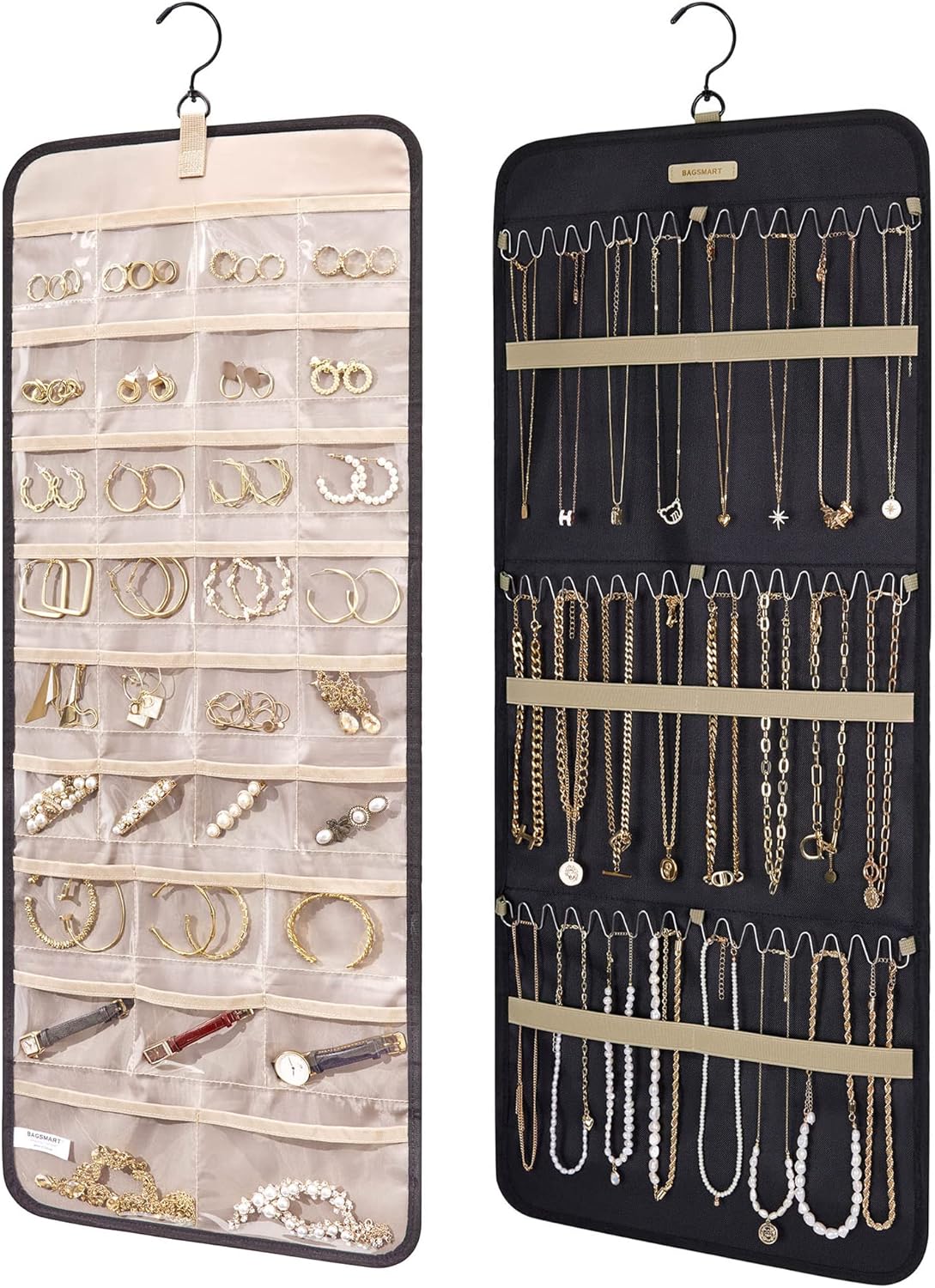 COOLTEX Wall Hanging Jewelry Storage Bag