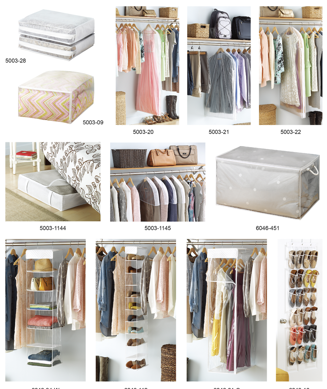 COOLTEX Mixed Fabric Storage Organizer Kit