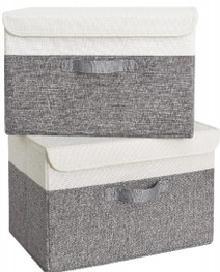 COOLTEX Linen Surface Hollow Board Storage Box