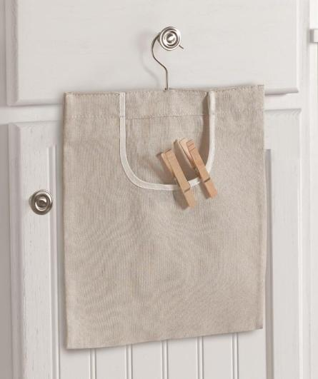 COOLTEX Canvas Clothespin Storage Bag