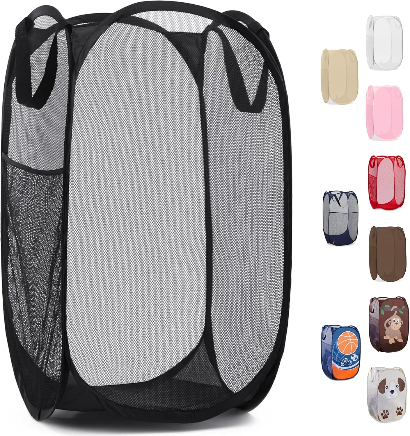 COOLTEX Foldable Mesh Laundry Hamper