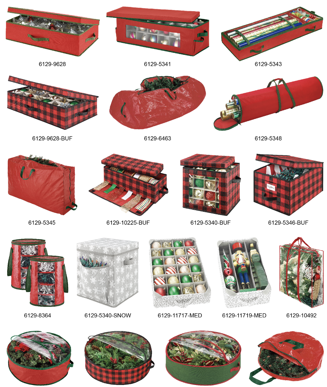 COOLTEX Christmas Decoration Storage Combo Kit